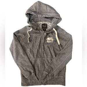 Roots Charcoal Full-Zip Hoodie Size S/P